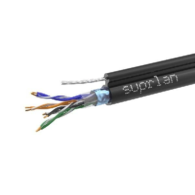 Кабель FTP 4х2х24AWG кат.5е медь с тросом Standart 305м (м) SUPRLAN 01-1026