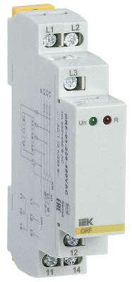 Реле фаз ORF 03 3ф 220-460В AC IEK ORF-03-220-460VAC