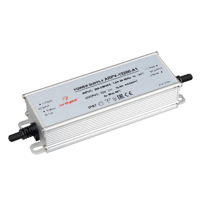 Блок питания ARPV-12200-A1 12В 16.6А 200Вт IP67 метал. 3 года Arlight 032317