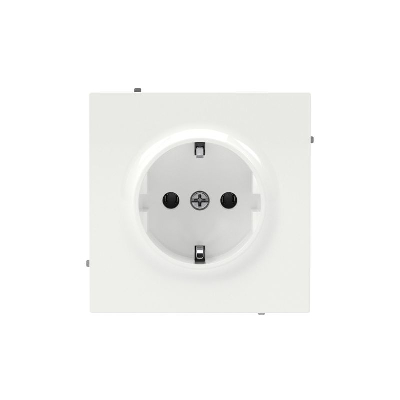 Розетка силовая KANT 2P+E без шторки бел. магнолия DKC 7000033