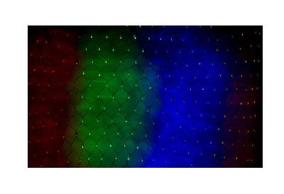 Гирлянда Сеть "НЕТ ЛАЙТ" 2х1.5м 288LED 15Вт 220В IP44 мульти.; черн. провод NEON-NIGHT 215-029