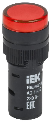 Арматура светосигнальная AD-16DS 230В красн. ИЭК BLS10-ADDS-230-K04-16