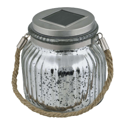 Светильник садовый USL-M-211/GN120 SILVER JAR на солн. батарее IP44 Uniel UL-00003209
