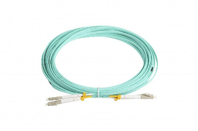 Патч-корд FC-D2-503-LC/PR-LC/PR-H-10M-LSZH-AQ волоконно-оптический (шнур) MM 50/125(OM3) LC-LC duplex 10G/40 LSZH 10м аква Hyperline 42836