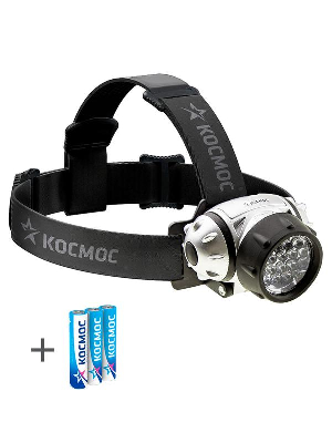 Фонарь H14LED 14хLED 3хAAA (R03) налобный Космос KOC-H14-LED