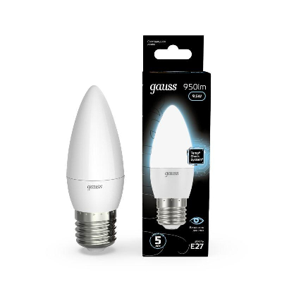 Лампа светодиодная Black Candle E27 9.5Вт 4100К Gauss 103102210