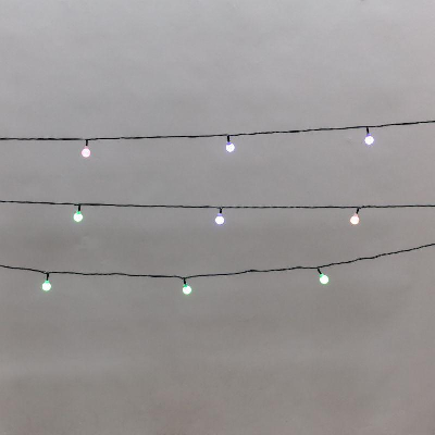 Гирлянда светодиодная "Шарики" 5м 20 LED IP20 зел. провод свечение мульти (RG/RB) мигание 230В Neon-Night 304-023