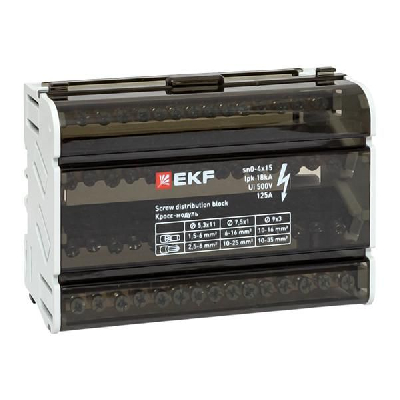 Шина нулевая в корпусе 4х15 EKF sn0-4x15