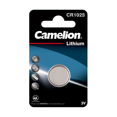 Элемент питания литиевый CR CR1025 BL-1 (блист.1шт) Camelion 5228
