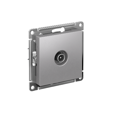 Механизм розетки TV оконечной AtlasDesign 1DB алюм. SchE ATN000391