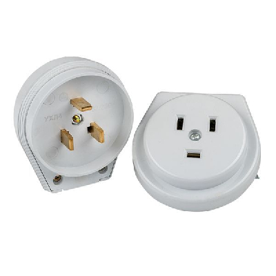 Разъем 1-м СП РШ-ВШ 32А IP20 250В 2P+PE пластик. бел. PROxima EKF AS-250-H-02
