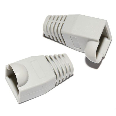 Колпачок изолирующий для разъема RJ45 PVC сер. (уп.100шт) TOKOV ELECTRIC TKE-IC-RJ45-GR