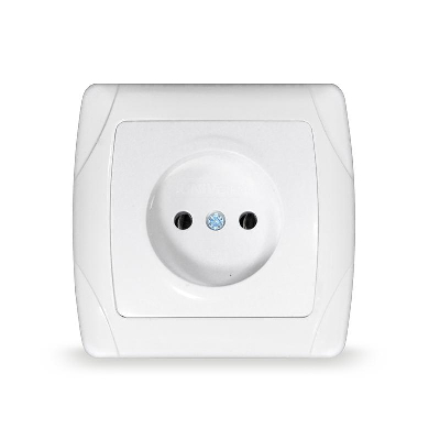 Розетка 1-м СП Маргарита 16А IP20 бел. Universal М0022