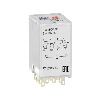 Реле промежуточное OptiRel G RP55-34-24D-6-CO/TIL КЭАЗ 324483