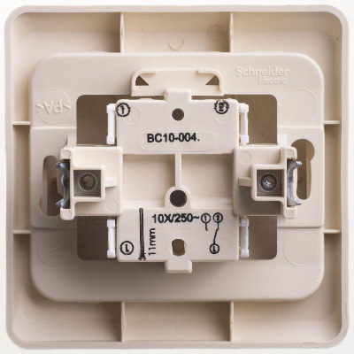 Переключатель 1-кл. СП Этюд 10А крем. SchE BC10-004K