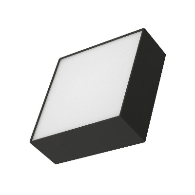 Светильник светодиодный SP-QUADRO-S175x175-16W Warm3000 BK 120 deg IP40 230В металл Arlight 034783