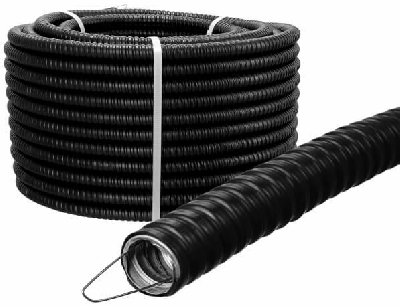 Металлорукав в ПВХ изоляции Р3-ЦПнг 32 черн. (уп.20м) TOKOV ELECTRIC TKE-MR-PVC-32-20-C05