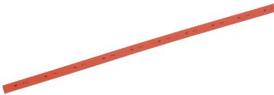 Трубка термоусадочная ТТУ 50/25 красн. 1м ИЭК UDRS-D50-1-K04