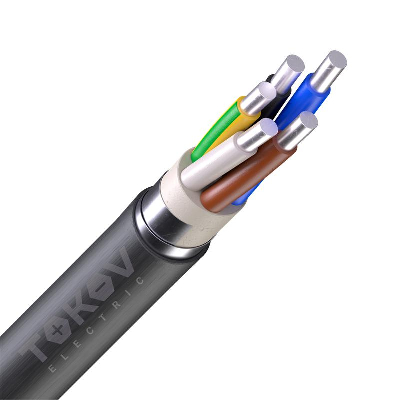 Кабель TOKOV ELECTRIC АВВГнг(А)-LS 5х2.5 ОК (N PE) 0.66кВ (м) 00-00036614