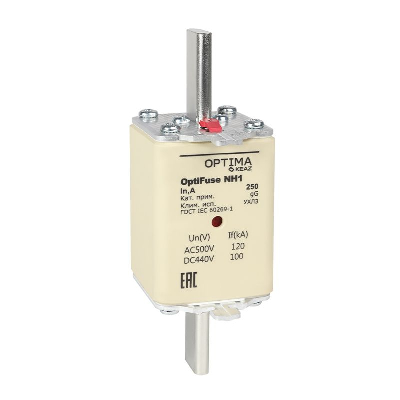 Вставка плавкая OptiFuse NH1-63-gG-УХЛ3 КЭАЗ 374940