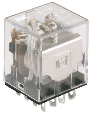 Реле РЭК 77-3 10А 220В АС ИЭК RRP10-3-10-220A