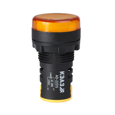Лампа AD22DS(LED) матрица 22мм 230В жел. КЭАЗ 238573