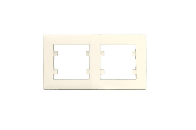 Рамка 2-м Karea RIZZ крем Makel 88010702