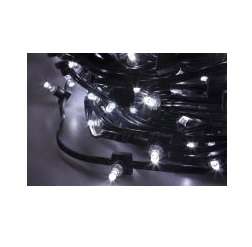 Гирлянда "КЛИП ЛАЙТ" 660LED черн. провод 80Вт 12В IP54 бел. (уп.100м) NEON-NIGHT 325-125