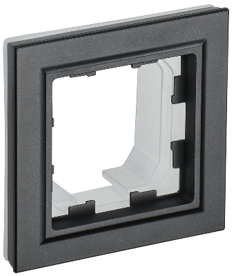 Рамка 1-м IP44 BRITE РУ-1-БрЧ-44 черн. IEK BR-M12-44-K02