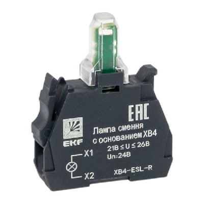 Лампа сменная с основанием XB4 красн. 24В PROxima EKF XB4-ESL-R