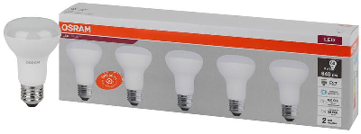 Лампа светодиодная LED Value LVR60 8SW/865 230В E27 2х5 (уп.5шт) OSRAM 4058075584099