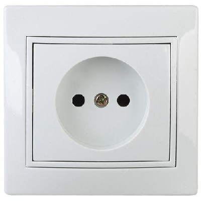 Розетка 1-м СП Plano 1-201-01 16А IP20 250В 2P бел. Intro Б0053859