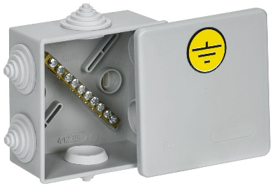 Коробка КУП КМ41360 85х85х40 IP44 6 вводов (7035) IEK UKO21-085-085-040-K41-44U