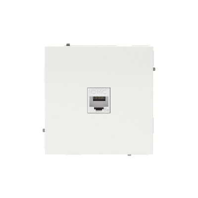 Розетка компьютерная 1-м KANT RJ45 кат.5E без шторки бел. песок DKC 7010663
