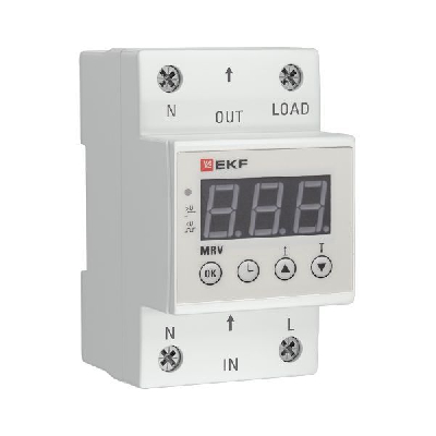 Реле напряжения с дисплеем MRV 32А PROxiмА EKF MRV-32A