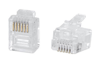 Коннектор телефонный RJ-12 6P6C Cabeus 7126c