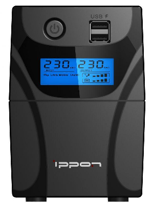 Источник бесперебойного питания Back Power Pro II 800 480Вт 800В.А черн. IPPON 1030309