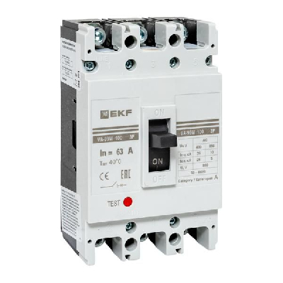 Выключатель авт. 3п ВА-99М 100/63А PROxima EKF mccb99-100-63m