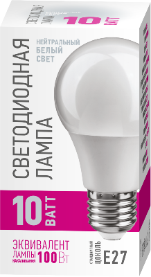 Лампа 82 911 OLL-A55-10-230-4K-E27-PROMO 10Вт ОНЛАЙТ 82911