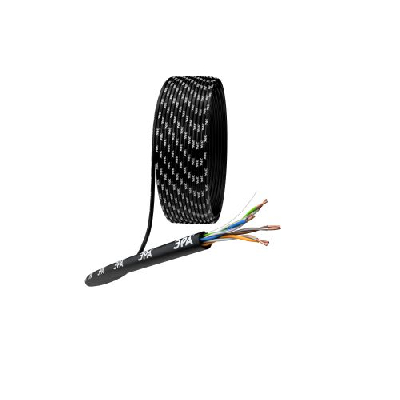 Кабель витая пара U/UTP 4х2х24 AWG Cat5e CU PE OUTDOOR (уп.305м) ЭРА Б0044431