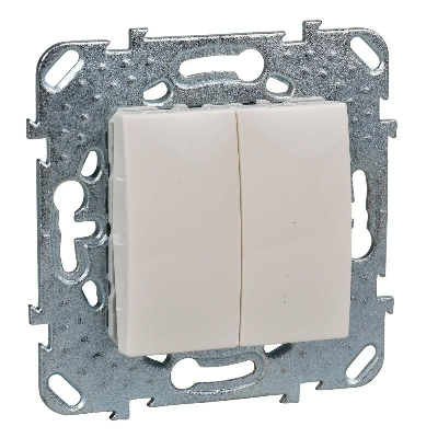 Механизм выключателя 2-кл. СП UNICA 10А IP20 беж. SchE MGU5.211.25ZD