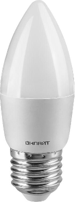 Лампа светодиодная 61 130 OLL-C37-8-230-6.5K-E27-FR ОНЛАЙТ 61130