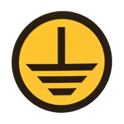 Знак "Земля" круглый d20мм EKF an-1-04