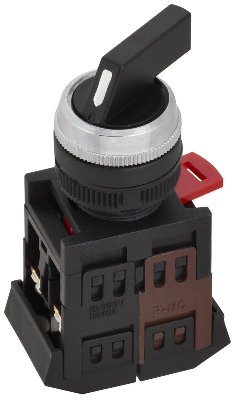 Переключатель ALC-22 на 2 полож. черн. 1з+1р ИЭК BSW10-ALC-2-K02