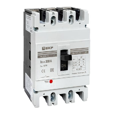 Выключатель авт. 3п ВА-99М 250/200А 25кА PROxima EKF mccb99-250-200m