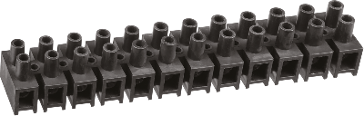 Колодка клеммная 10х35кв.мм 12пар NTB-HPP-S12-80/BL квадратн. полипропилен черн. Navigator 71018