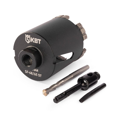 Коронка SF-68/65 5T с адаптером SDS-Plus ПРОФИ КВТ 102560