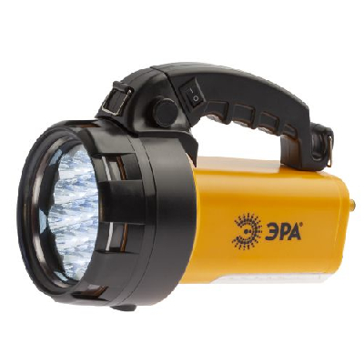 Фонарь PA-601 АЛЬФА 19LED+24LED аккум. прожектор литий 3А.ч ЗУ 220В+12В (инд. упак.) ЭРА Б0031036