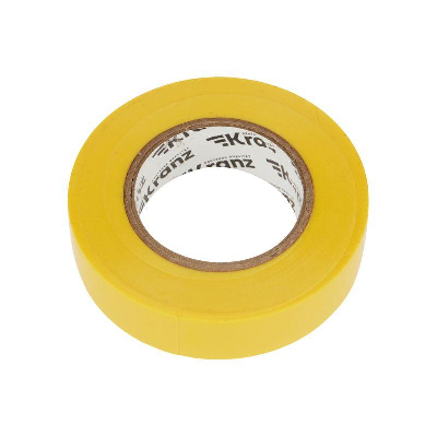 Изолента ПВХ 0.13х19мм 25м желт. (уп.5шт) Kranz KR-09-2202
