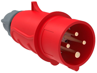 Вилка эл. каб. 16А 3P+PE 380В IP44 MAGNUM ССИ-014 ИЭК PSN02-016-4